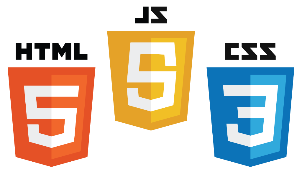 html5, css3 & javascript logos